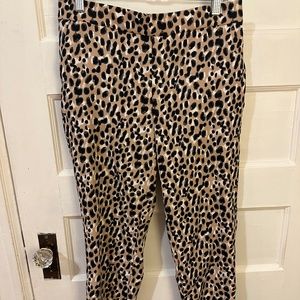 Banana Republic print pants - size 6 Petite